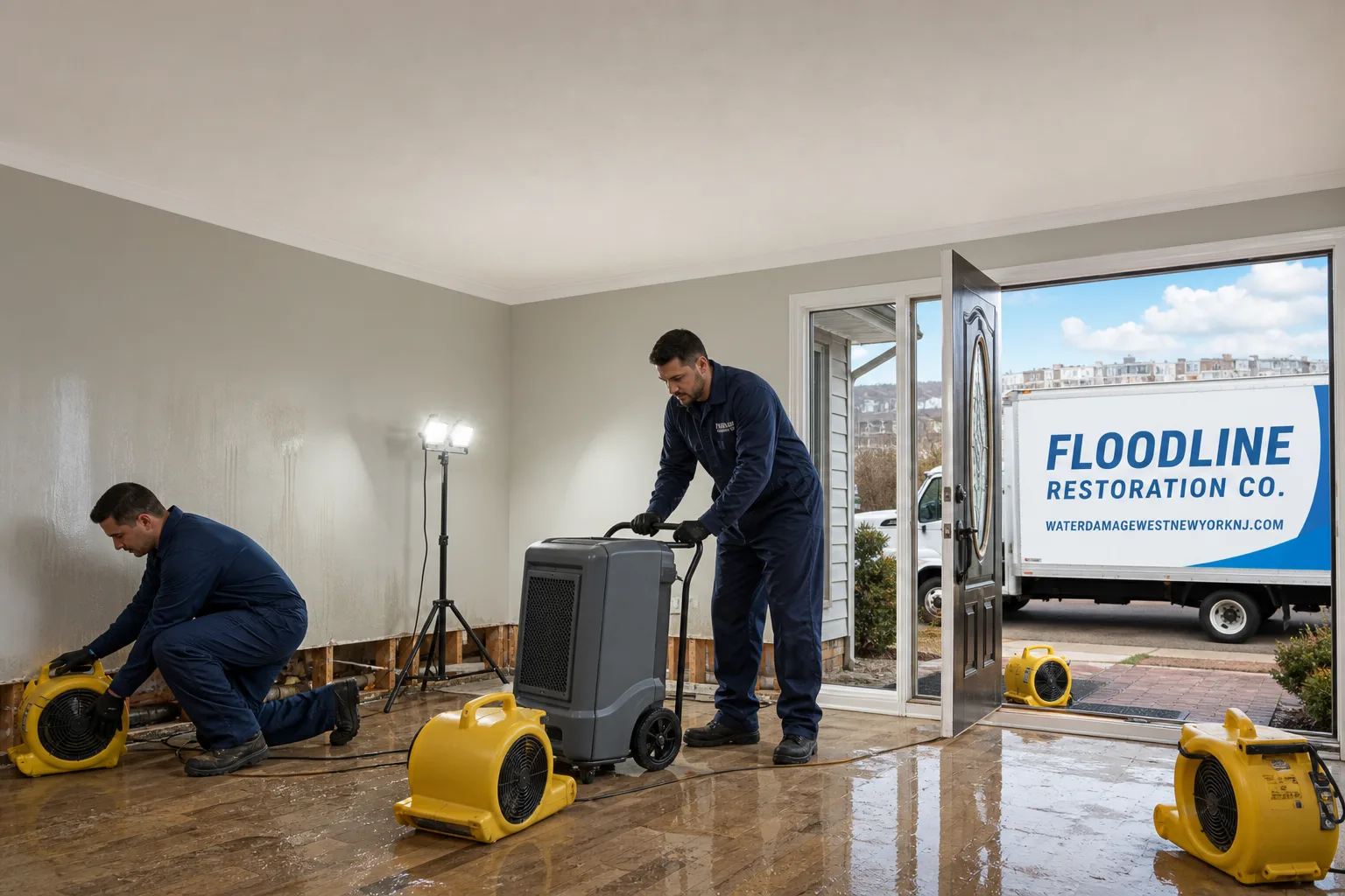 Reconstruction & Cleanup in West New York, NJ | Floodline Restoration Co.